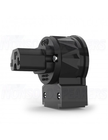 Viborg Audio LF505R - IEC 90 ° connector 16A/250V - RHODIUM plated