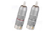 Viborg Audio VR107R RCA Connector - Rhodium Plated 13mm cable hole  (PAIR)