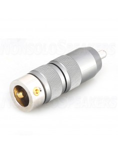 Viborg Audio VR107R RCA Connector - Rhodium Plated 13mm cable hole  (PAIR) 2