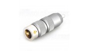 Viborg Audio VR107R RCA Connector - Rhodium Plated 13mm cable hole  (PAIR)