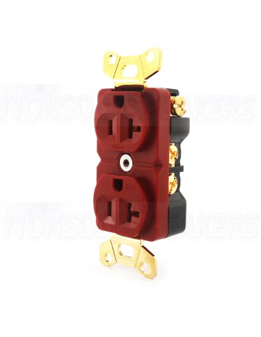 Viborg VM02G  - USA wall socket in 100% copper Gold Plated