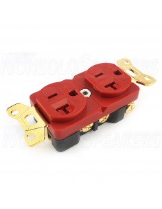 Viborg VM02G  - USA wall socket in 100% copper Gold Plated