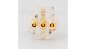 VIBORG VE503G Schuko Pure Copper Plated Silver / 24k Gold Ø19mm
