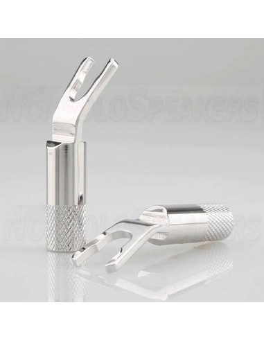 Viborg Audio VS702R - Spade Connector Rhodium Plated Pure Copper Ø4,5mm
