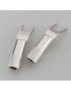 Viborg Audio VS702R - Spade Connector Rhodium Plated Pure Copper Ø4,5mm 2