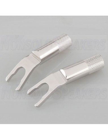 Viborg Audio VS702R - Spade Connector Rhodium Plated Pure Copper Ø4,5mm