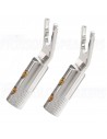 Viborg Audio VS702R - Spade Connector Rhodium Plated Pure Copper Ø4,5mm