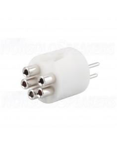 VIBORG LP107R - Male Pentapolar DIN connector Rhodium plated 2