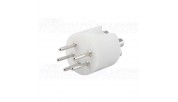 VIBORG LP107R - Male Pentapolar DIN connector Rhodium plated