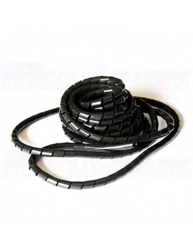 Cable spiral wrapping - Ø min. 12mm - Black color 1 meter