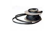 Expandable black and white sleeve - 2.55mm - 6.37mm - 1 Meter