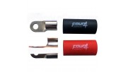 FOUR Connect 4-690916 M6 ring terminal 50mm², 1x red ja 1x black