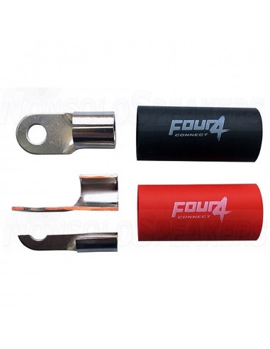 FOUR Connect 4-690919 M8 ring terminal 35mm², 1x red ja 1x black