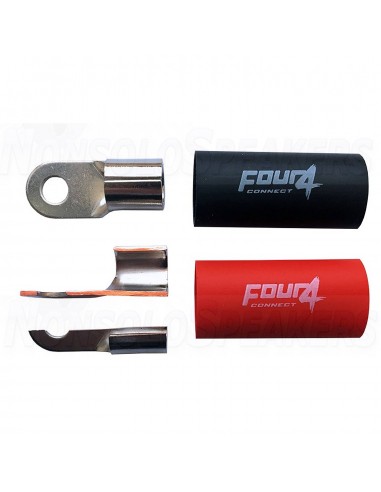 FOUR Connect 4-690914 M6 ring terminal 20mm², 1x red ja 1x black