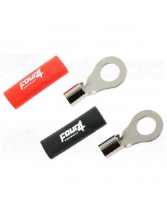 FOUR Connect 4-690917 M8 ring terminal 10mm², 1x red + 1x black 2