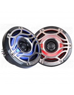 Massive Audio T65S - 6.5" 160 Watts Marine Coaxial LED Speakers Pair 2