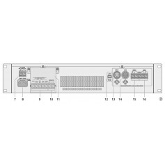 MONACOR PA-1480 1-channel PA amplifier 480W
