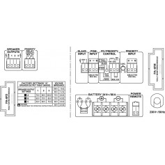 MONACOR PA-1960 1-channel PA amplifier 960W