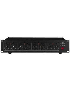 MONACOR PA-1850D 8-channel pa amplifier 8x50W