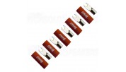 FOUR Connect 4-690826 M4 fork connector 10mm², 5x Red