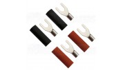 FOUR Connect 4-690814 M4 fork connector 2,5 mm², 2xRed and 2xBlack