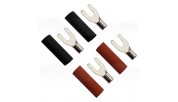 FOUR Connect 4-690811 M3 fork connector 2.5mm², 2xRed and 2xBlack
