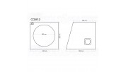 COM12 subwoofer enclosure 12"/30cm 30 liters