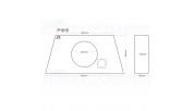 P1015 subwoofer enclosure 10"/25cm 8 liters