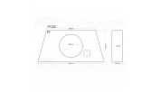 P1220 subwoofer enclosure 12"/30cm 20 liters