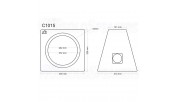 C1015 subwoofer enclosure 10"/25cm 15 liters