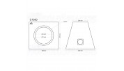 C1030 subwoofer enclosure 10"/25cm 30 liters