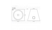 C1230 subwoofer enclosure 12"/30cm 30 liters