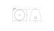 C1550 subwoofer enclosure 15"/38cm 50 liters
