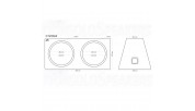 C1230x2 subwoofer enclosure 2 x 12"/30cm 30 liters