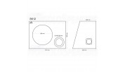 SK12 subwoofer enclosure 12"/30cm 40 liters