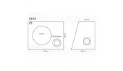 SK10 subwoofer enclosure 10"/25cm 25 liters