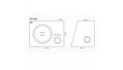 B1035 subwoofer enclosure 10"/25cm 35 liters
