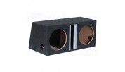 B1250sx2 subwoofer enclosure 2 x 12"/30cm 2x50 liters