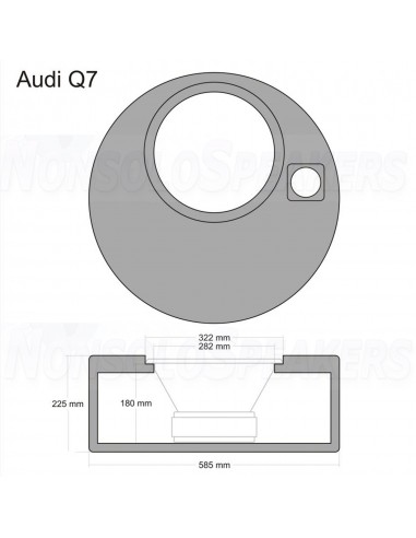 FBaudi15 Audi Q7 Fit-Box subwoofer enclosure