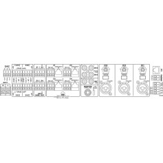 MONACOR PA 40120 4-zone amplifier 4x120W