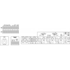 MONACOR PA-1240 5-zone mixing amplifier 340W