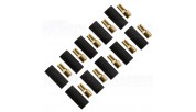 FOUR Connect 4-690733 Flat Connector 6.0mm², Width 2.8mm, Black, 10pcs