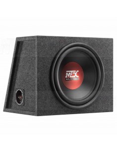 MTX Audio RTE12AS 12" subwoofer in a closed enclosure