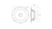 MTX Audio TX265C 165mm two way coaxial speakers