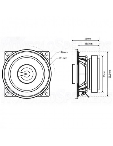 MTX Audio TX240C coaxials car speakers