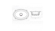 MTX Audio TX669C 6x9" two way coaxial car speakers