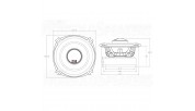 MTX Audio TX640C 100mm two way coaxial car speakers