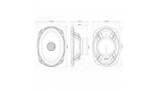 MTX Audio TX469C 6x9" two way coaxial speakers