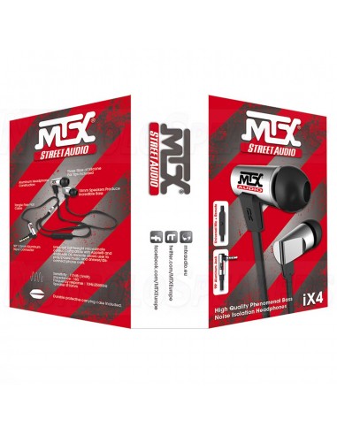 MTX Audio iX4BLK headphones
