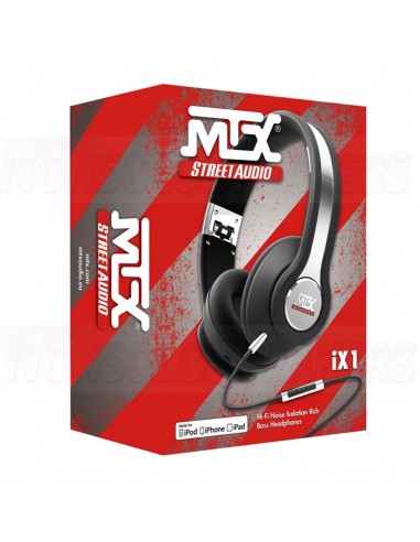 MTX Audio iX1BLK headphones black